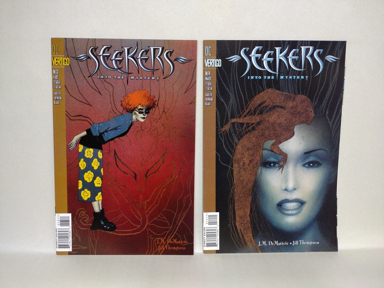 Seekers (1995) Complete DC Vertigo Comic Lot Set #1-15 JM Dematteis Glenn Barr