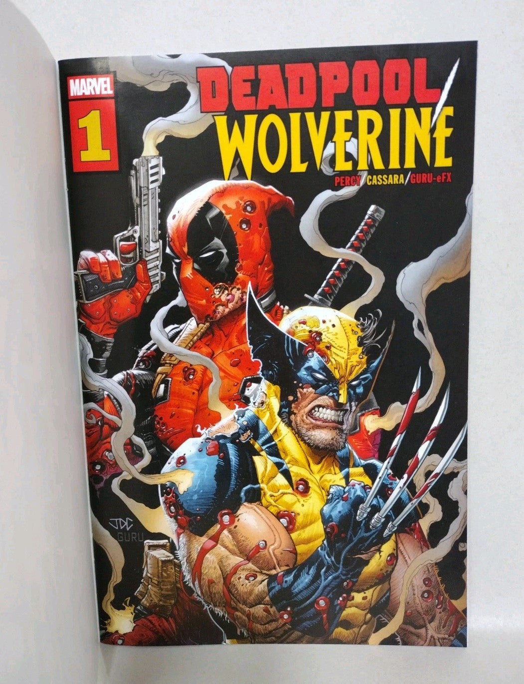 Deadpool Wolverine #1 (2025) Marvel Sketch Variant With Original Dave Castr Art