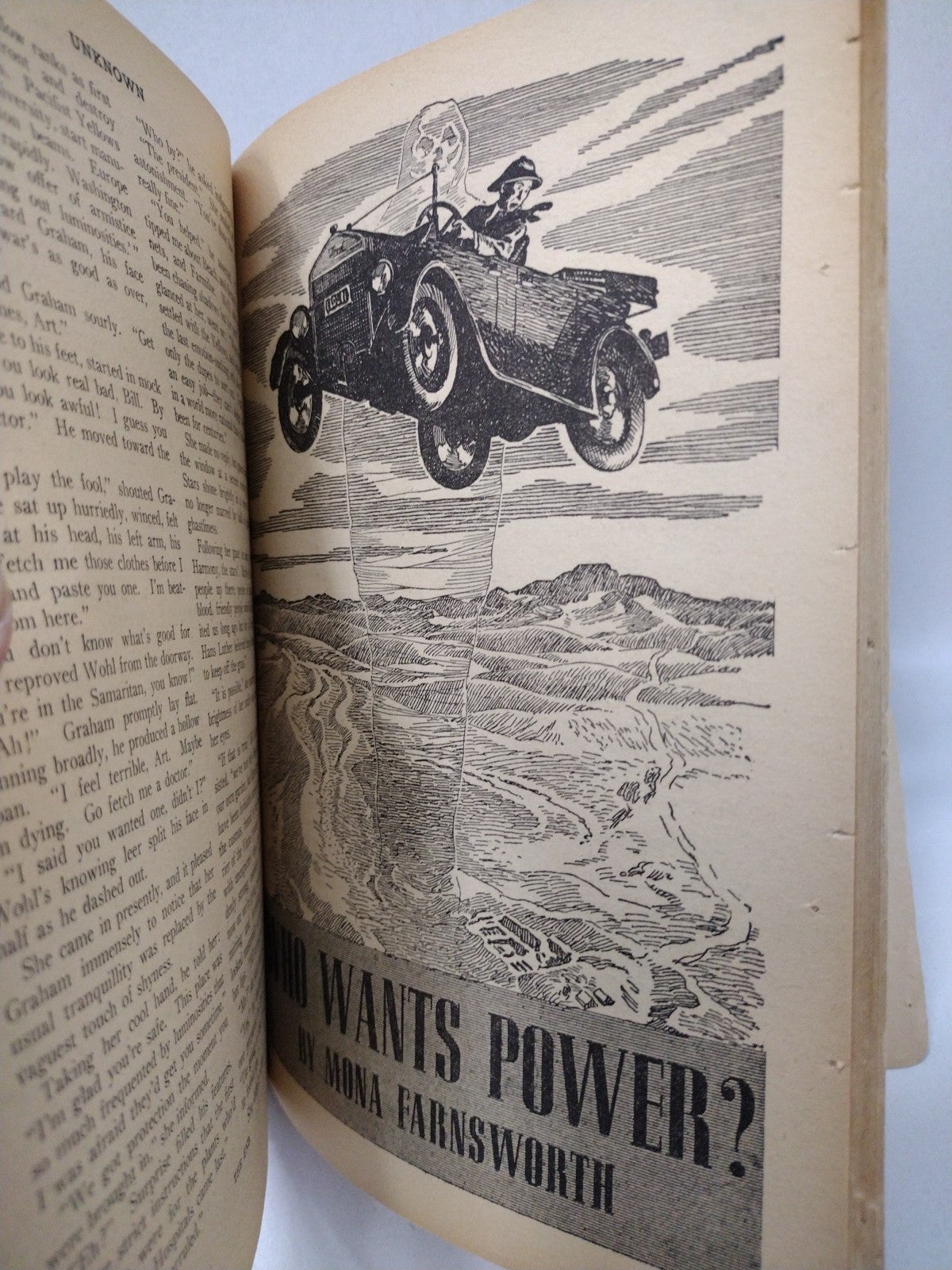 Unknown Vol 1 #1 March 1939 Mystery Scifi Golden Age Pulp Fiction Novel