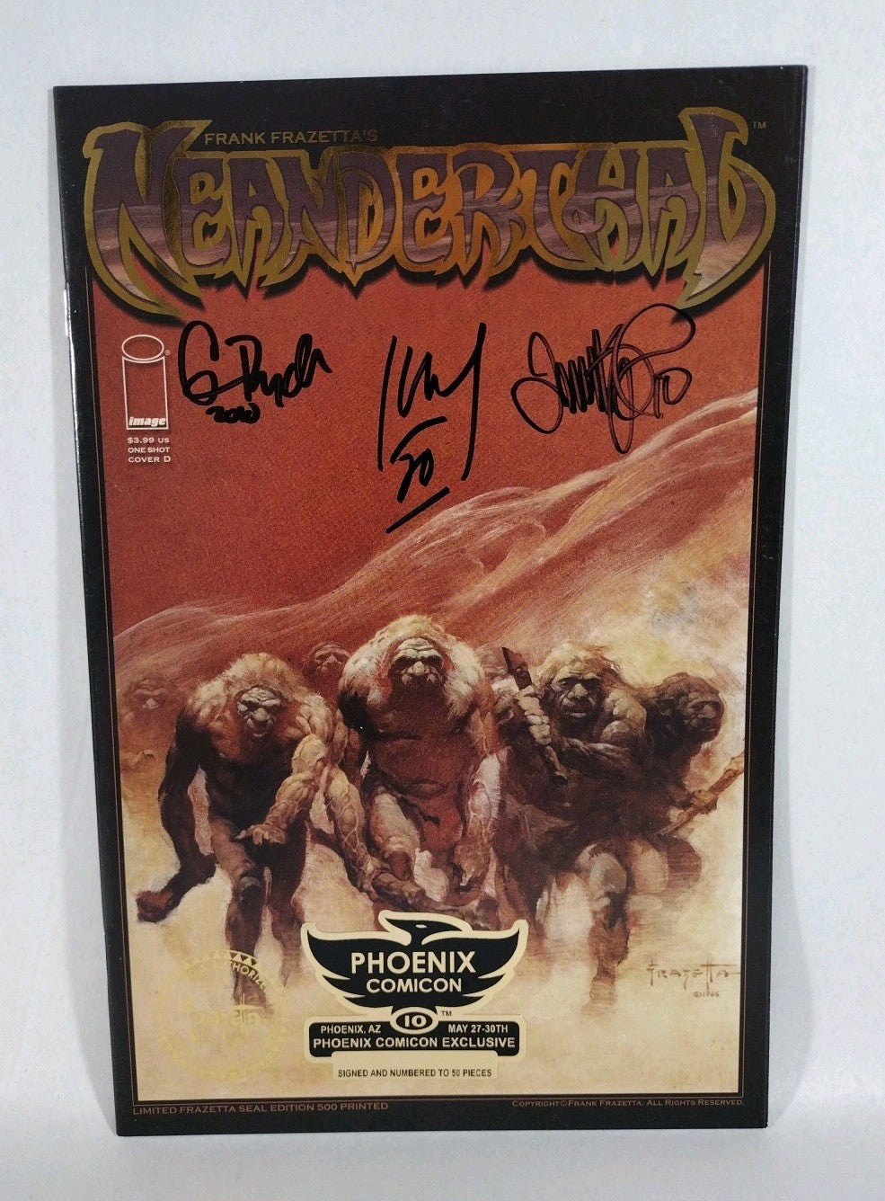 Frank Frazetta Neanderthal #1 Image Comic One Shot Phoenix Exclusive 1/50 Signed