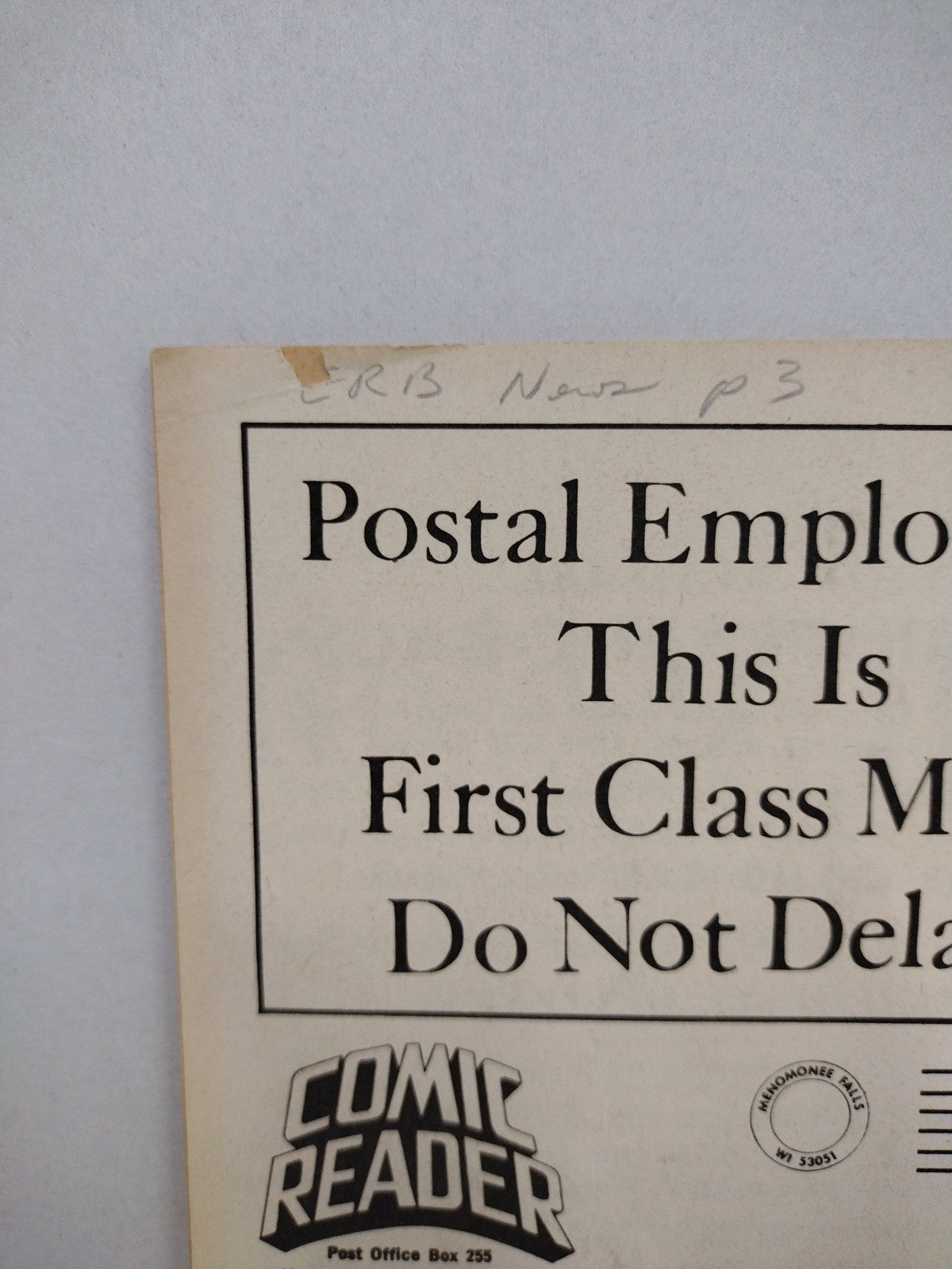 COMIC READER (1976) Fanzine Lot #135 & 141 Tarzan John Carter