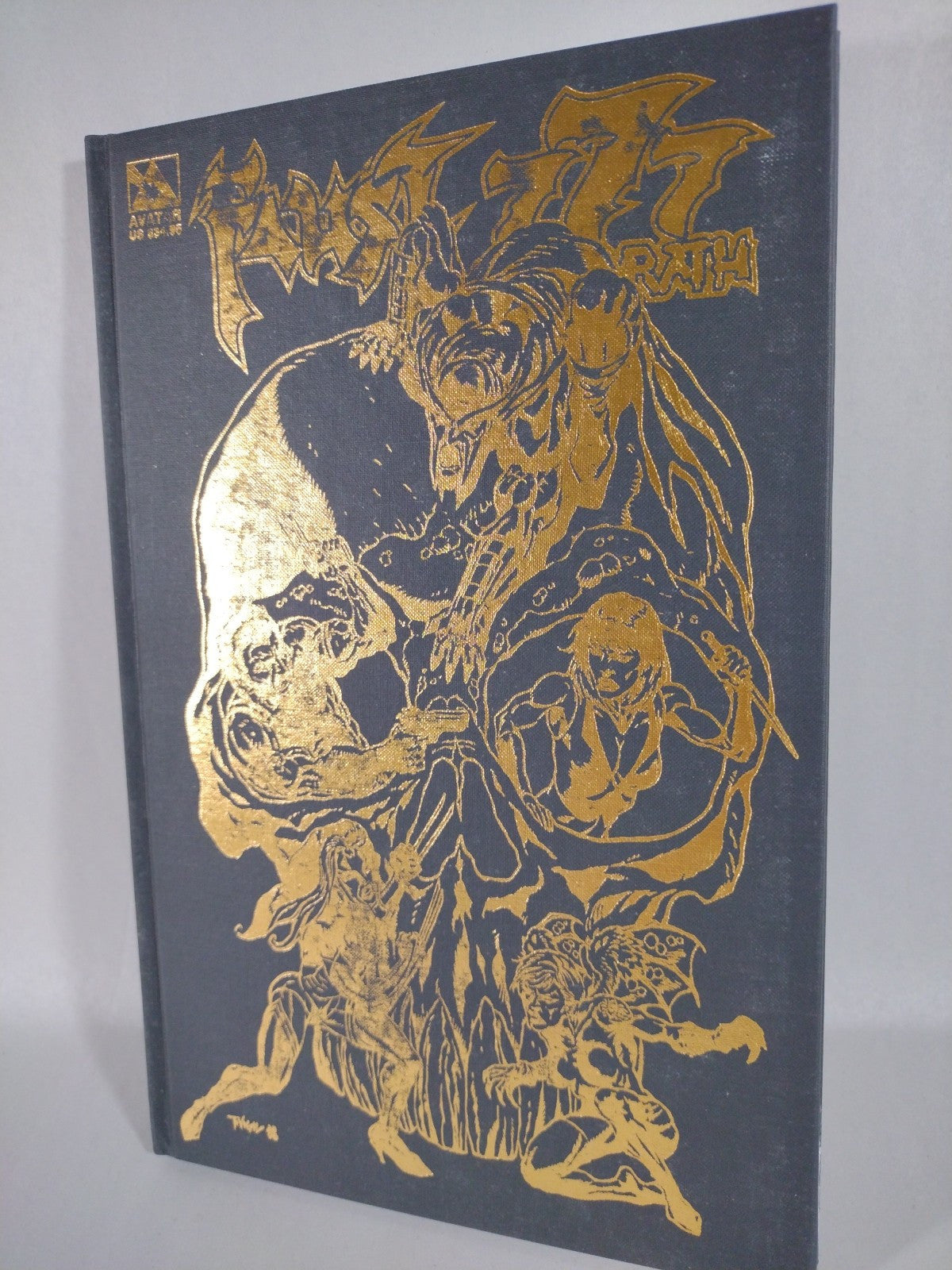 Faust 777 Wrath (2008) Gold Foil Hardcover Rare Tim Vigil Avatar HC 