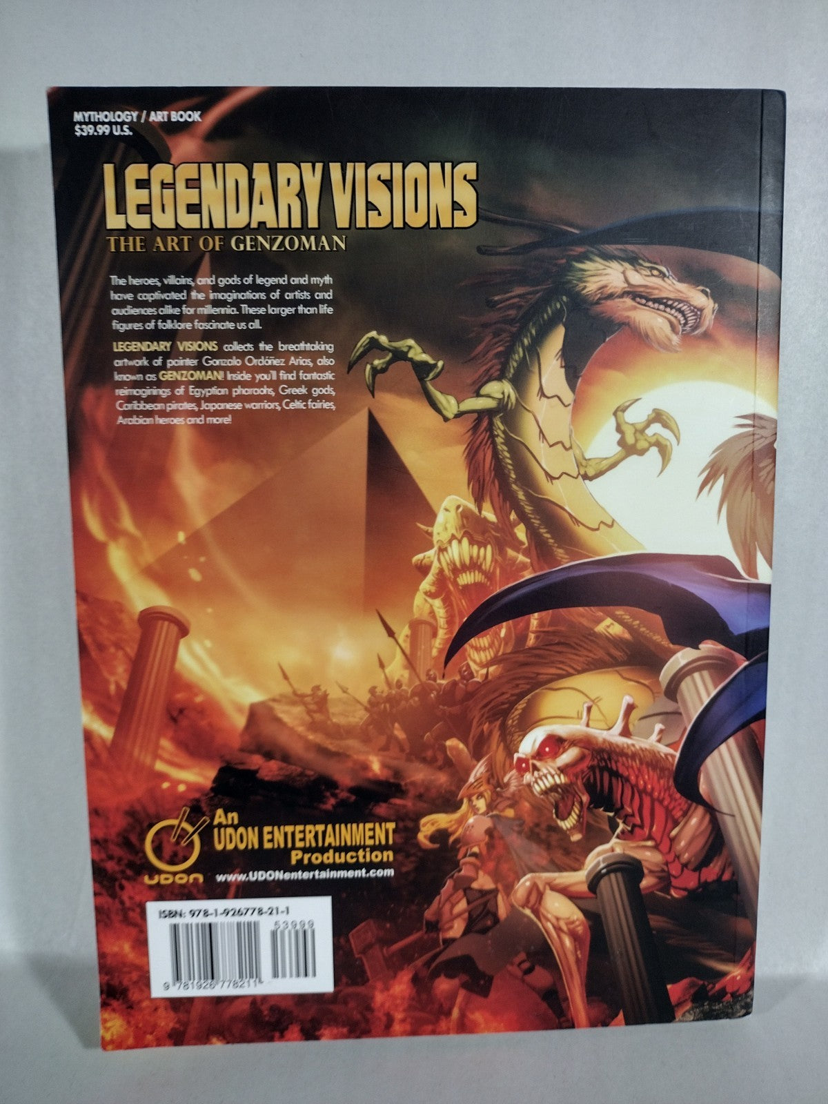 Legendary Visions: The Art of Genzoman (2011) UDON TPB Very Good