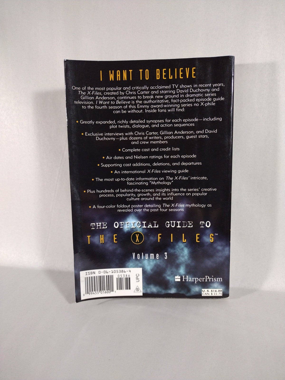 X-Files Official Guide To (1995) Vol 1 2 3 Brian Lowry Andy Meisler Harper Prism