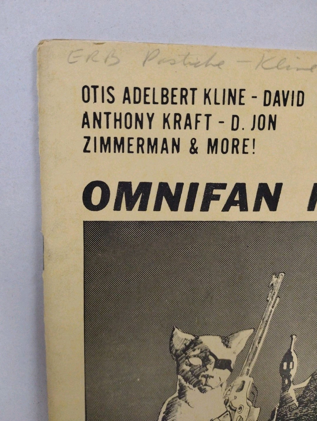Omnifan #4 (1970) Comic Book Fanzine Otis Adelbert Kline David A Kraft Stories 