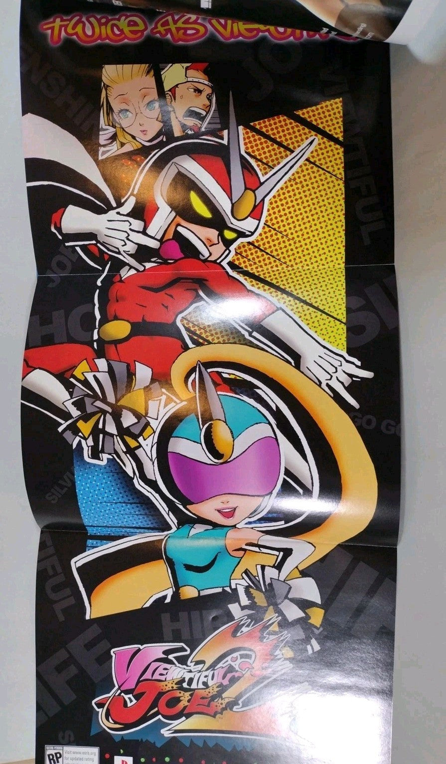 Play #34 (2004) Video Game Magazine W Capcom Viewtiful Joe 2 Poster Insert