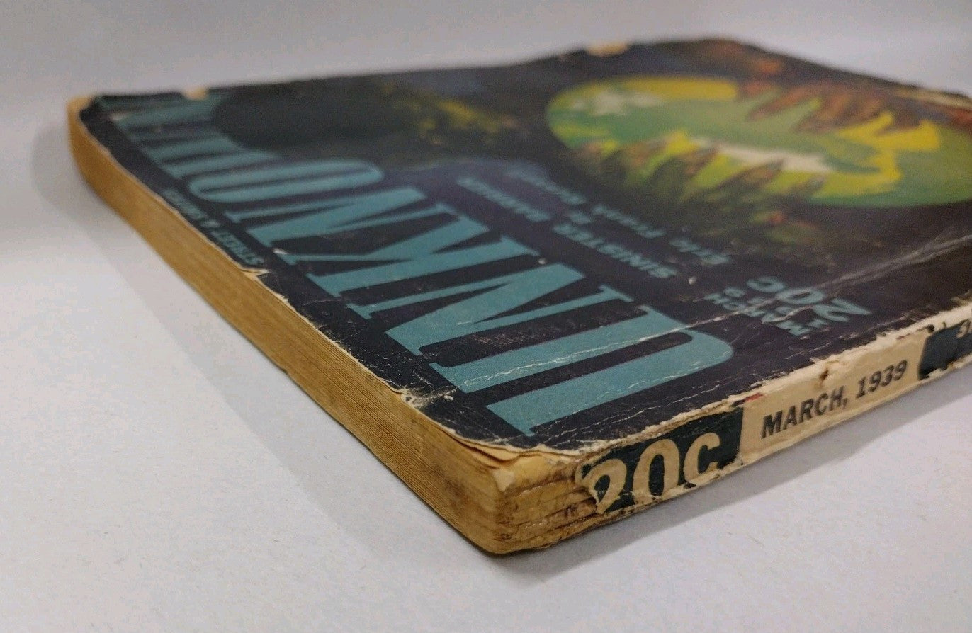 Unknown Vol 1 #1 March 1939 Mystery Scifi Golden Age Pulp Fiction Novel