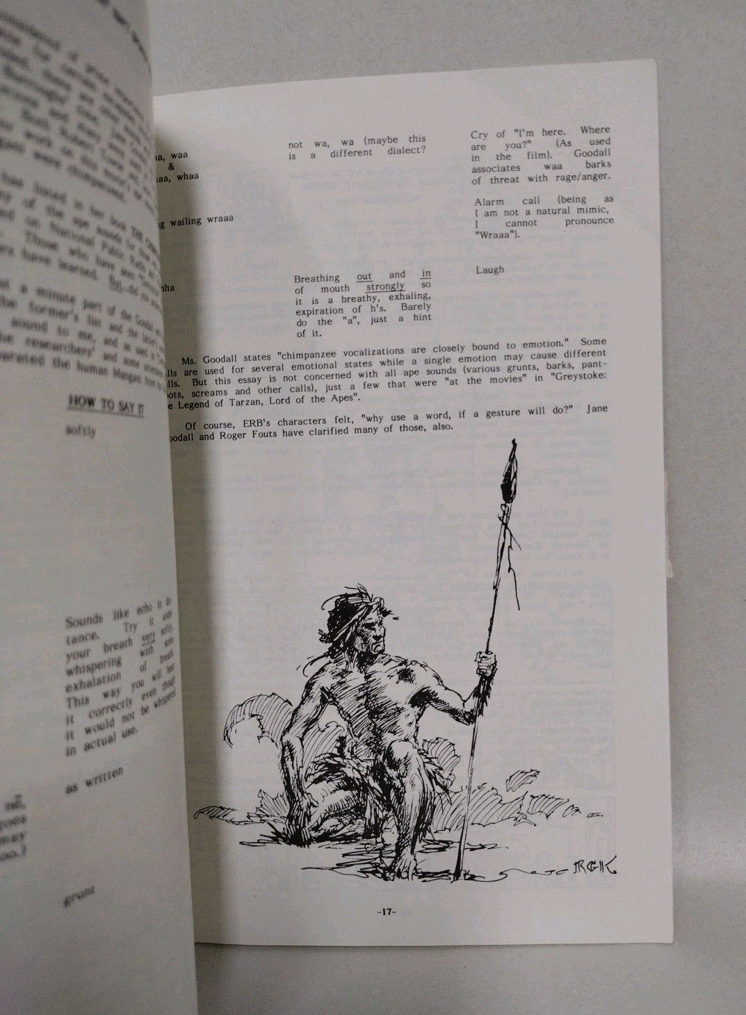 ERB Collector (1991) #4 & 5 Tarzan Newsletter Fanzine Lot Set