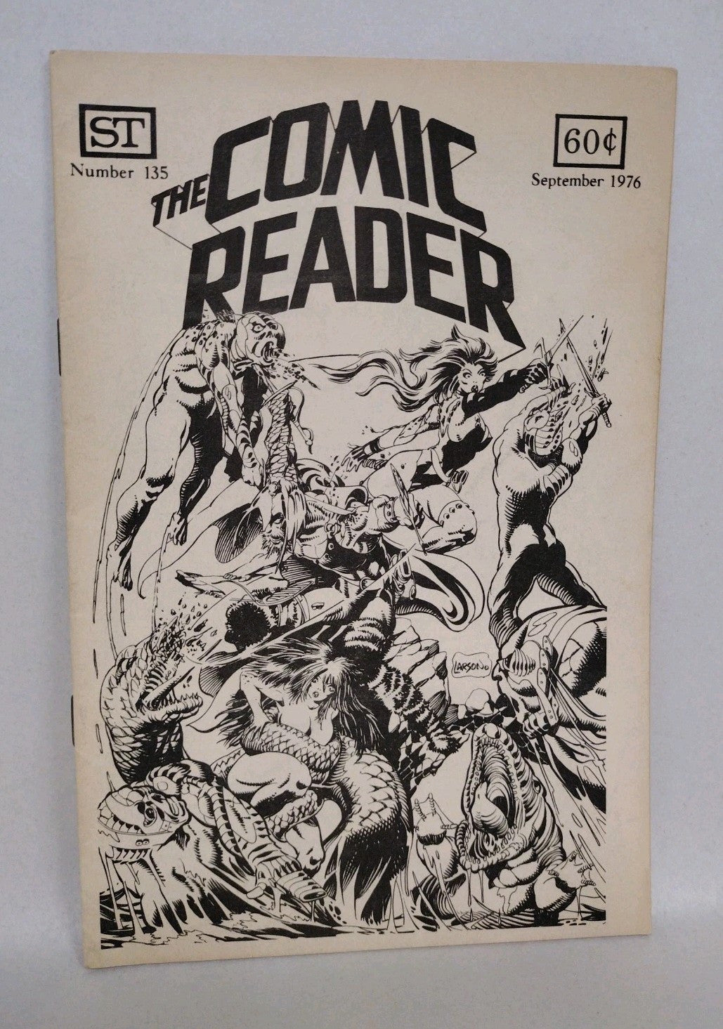 COMIC READER (1976) Fanzine Lot #135 & 141 Tarzan John Carter