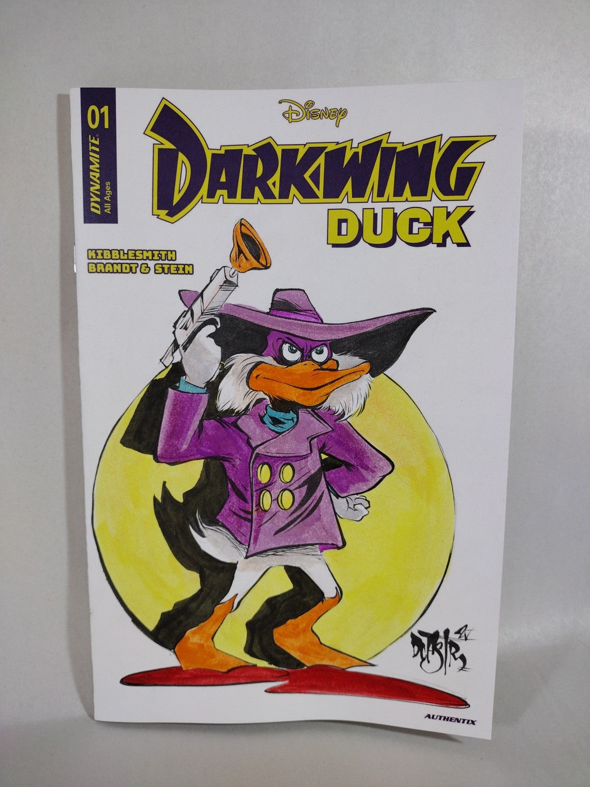 Darkwing Duck 1 (2025) Dynamite Comic Sketch Cover Variant W Original DCastr Art