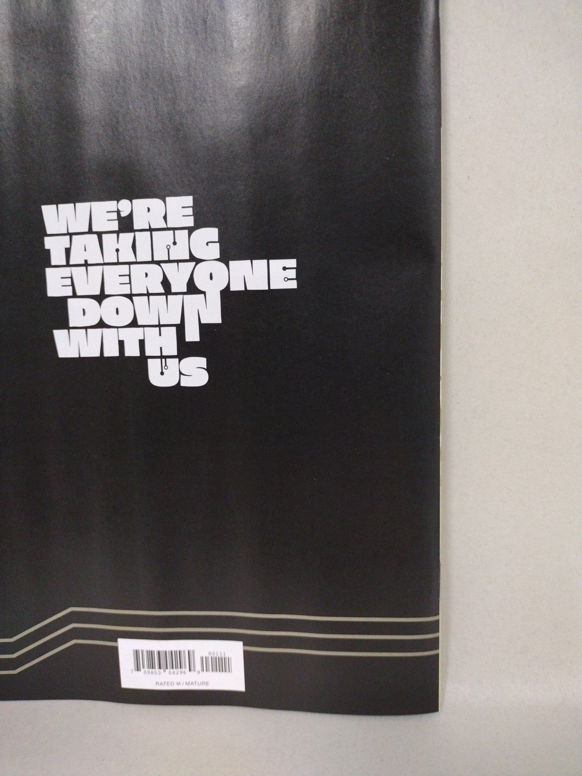 We're Taking Everyone Down With Us #1 2025 Image Comics Preview Copy 1 Per Store