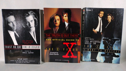 X-Files Official Guide To (1995) Vol 1 2 3 Brian Lowry Andy Meisler Harper Prism