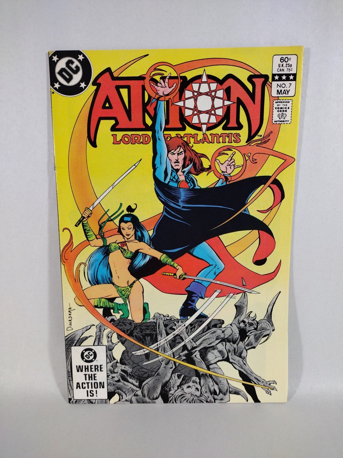 Arion Lord Of Atlantis (1982) DC Comic Lot Set #1-7 Kupperberg Duursema VF-NM