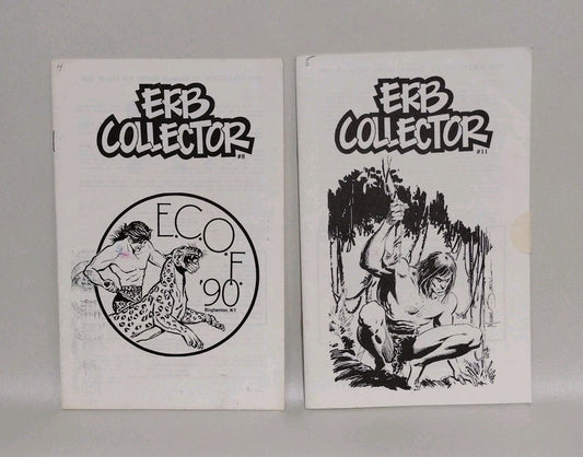 ERB Collector (1991) #4 & 5 Tarzan Newsletter Fanzine Lot Set