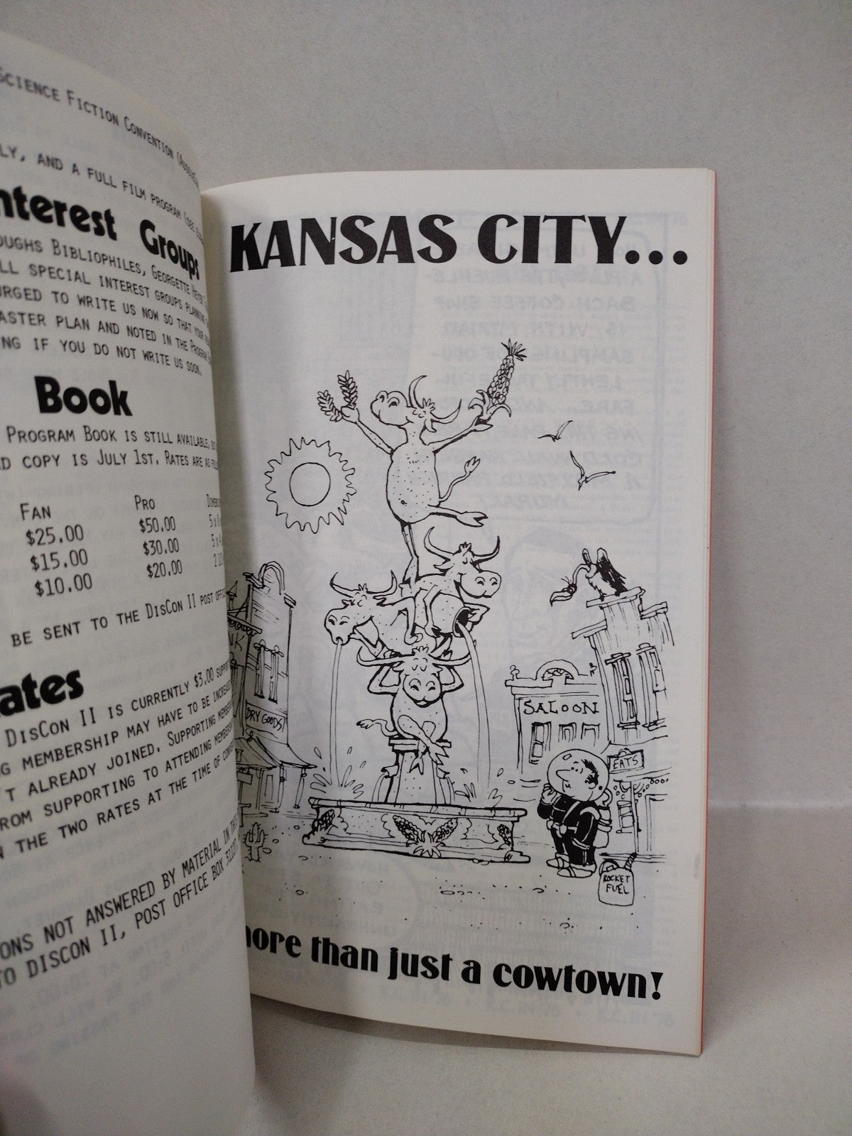 DISCON 2 Progress Report #4 (1974) Mirage Press Sci-Fi 44 Page BW Fanzine 