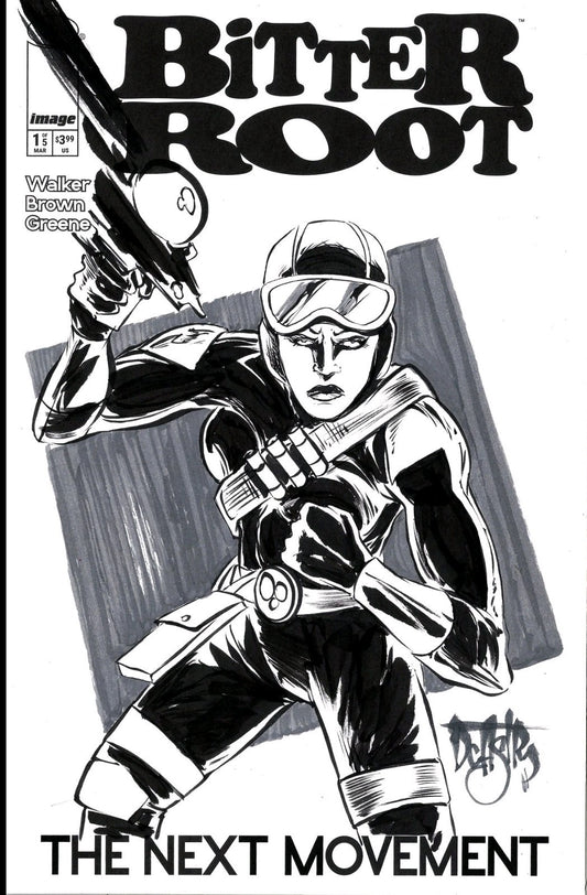 Bitter Root The Next Movement #1 (2025) Image Comic Sketch Var W Original Art 