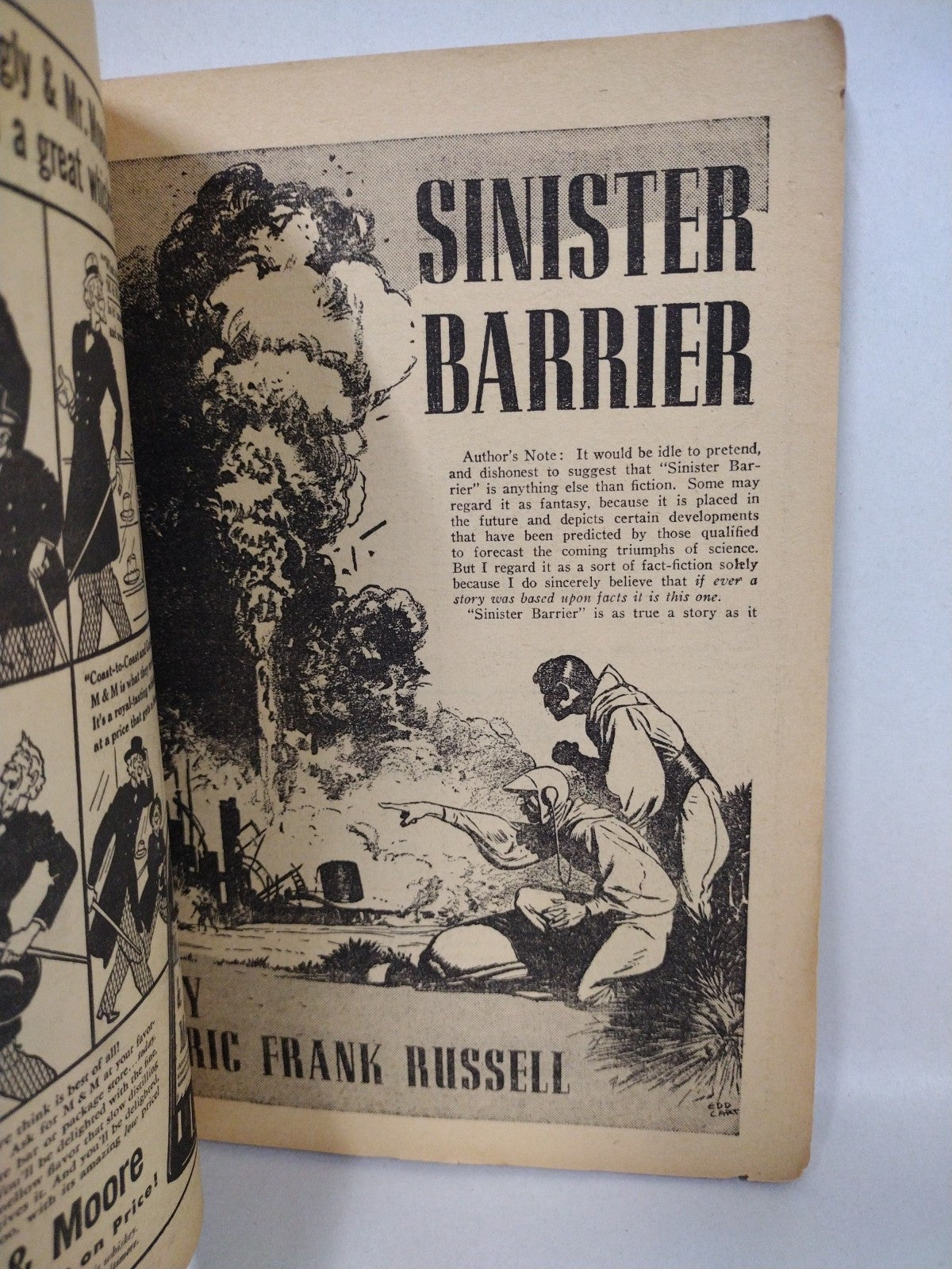 Unknown Vol 1 #1 March 1939 Mystery Scifi Golden Age Pulp Fiction Novel