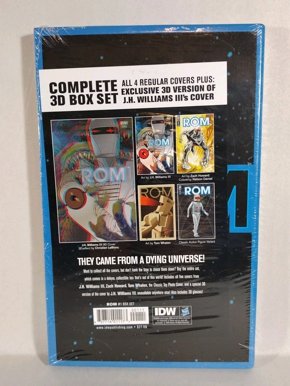 ROM #1 (2016) Complete IDW 3D Box Set All 5 Variant Covers New Sealed 