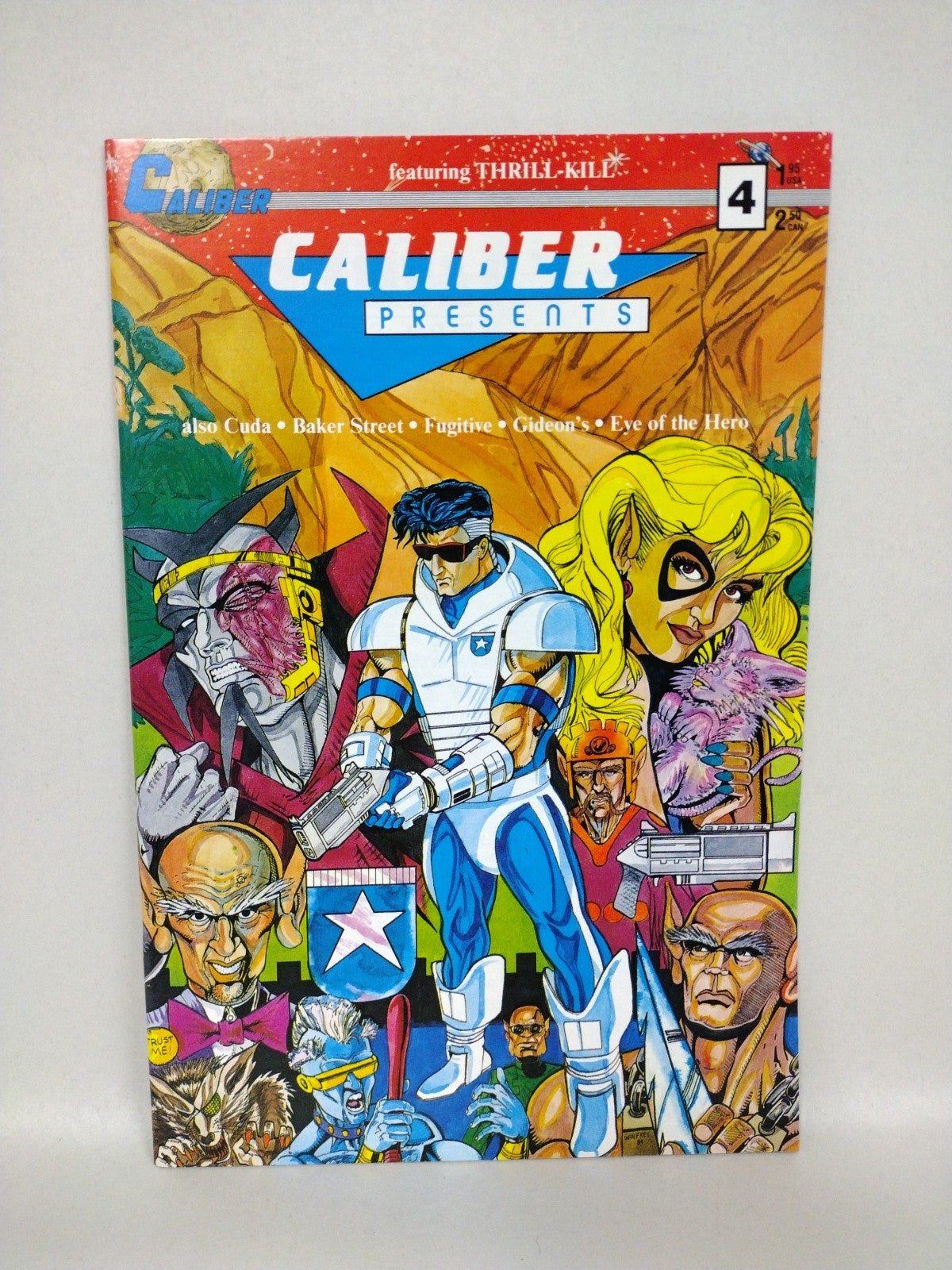 Caliber Presents (1989) Comic lot set #3 4 Tim Vigil Cuda IO Baker Street Punks