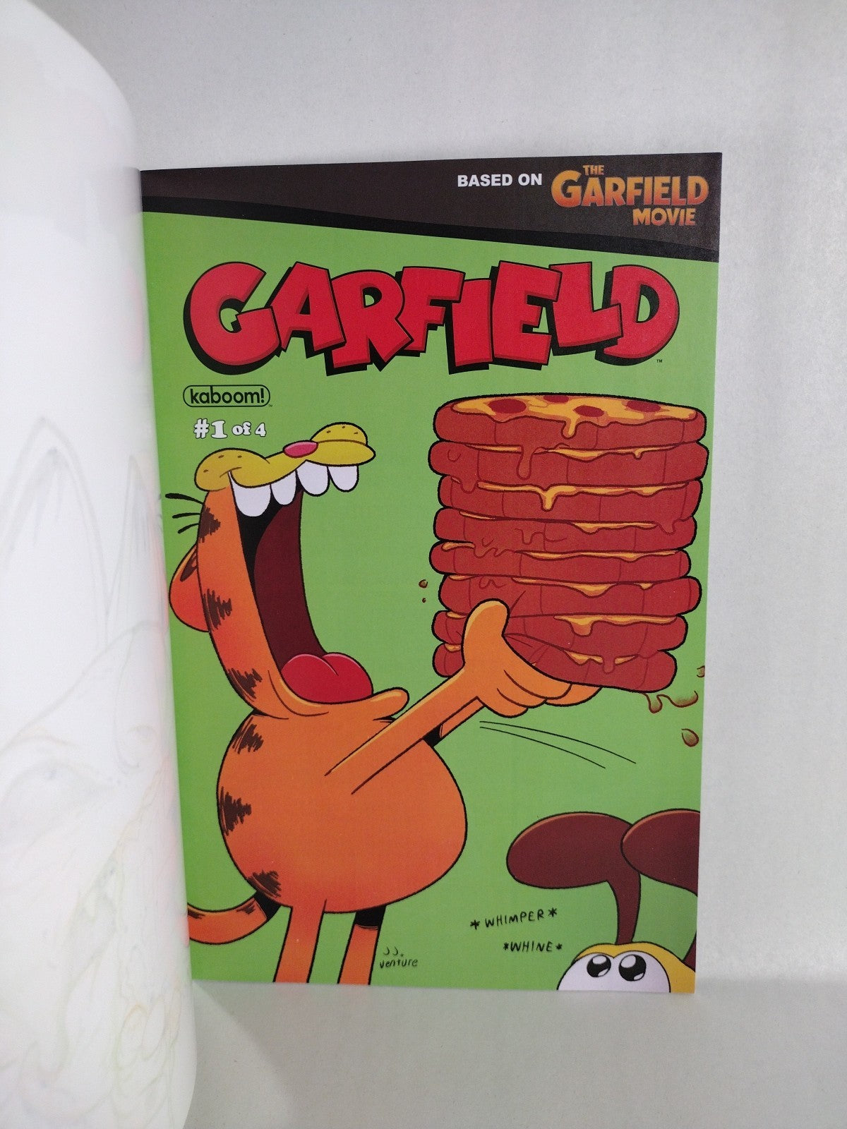 Garfield #1 (2024) Boom Sketch Variant Comic W Original Jose JAG Guillen Art
