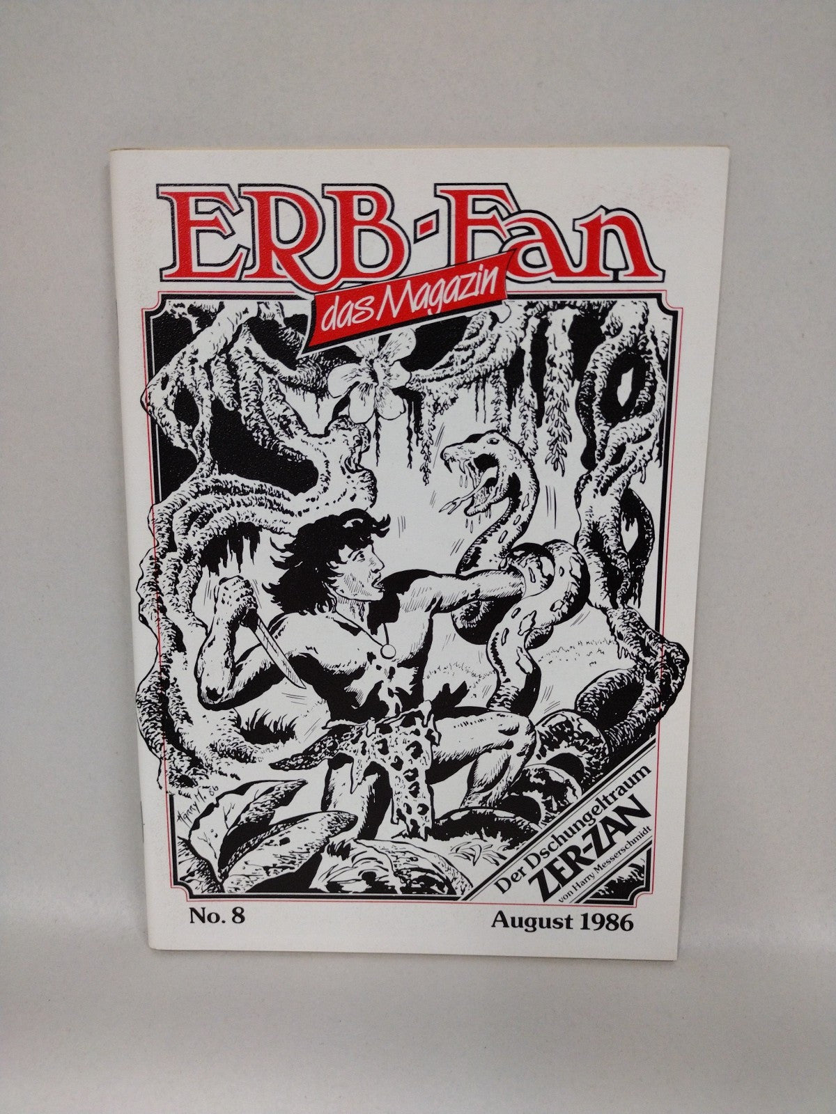 ERB Fan Das Magzin (1986) German Text  Fanzine Lot Of 10 #5-13 +Bazaar #2 Tarzan