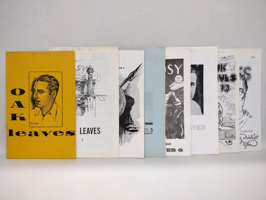 Oak Leaves (1970) Otis Adelbert Kline Zine Collection #1 2 4 5 6 7 13 16