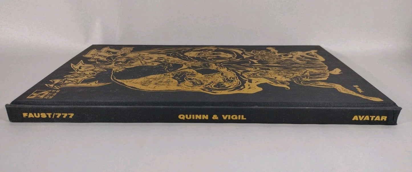 Faust 777 Wrath (2008) Gold Foil Hardcover Rare Tim Vigil Avatar HC 