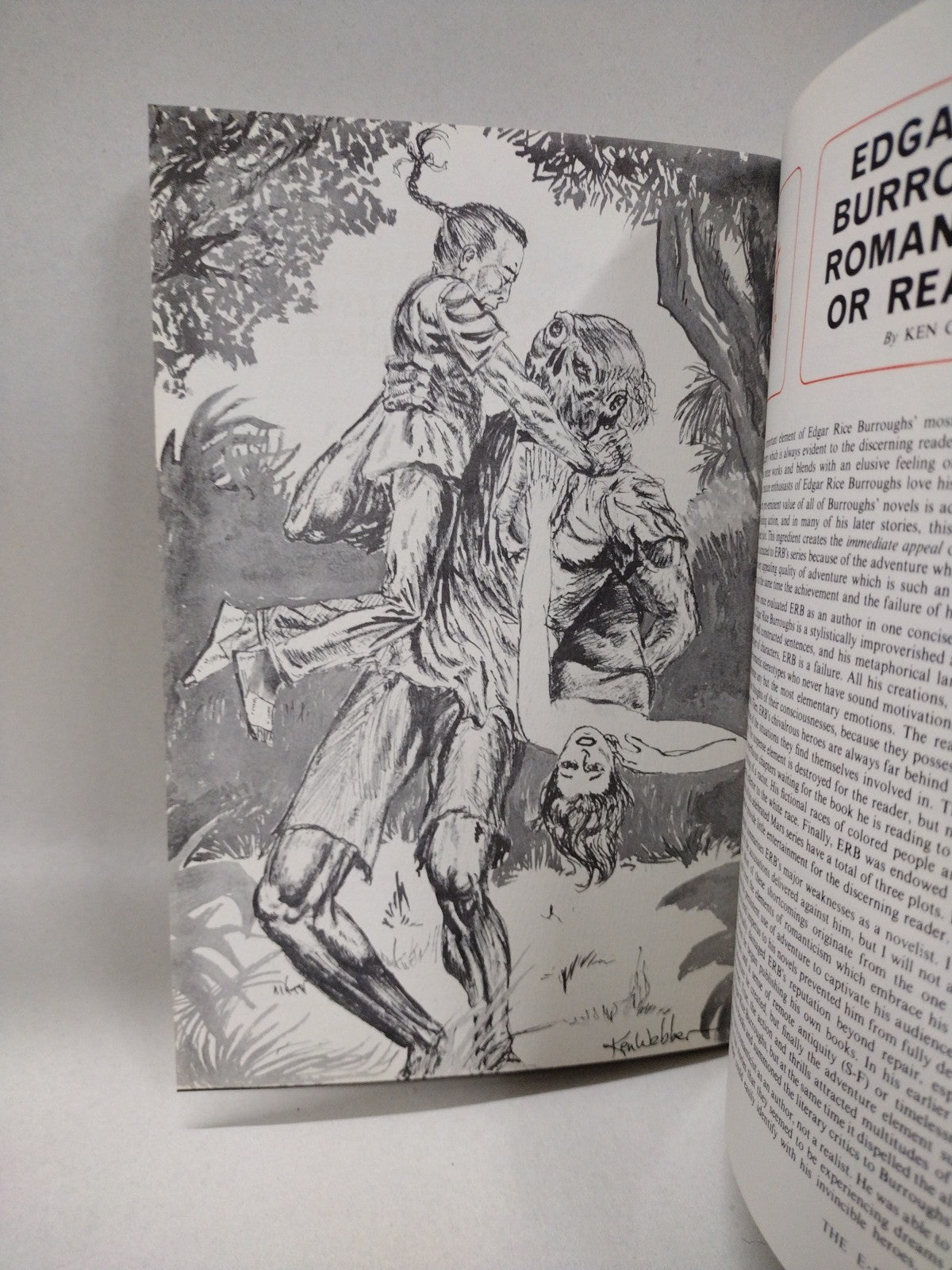 ERB Digest Edgar Rice Burroughs Fanzine Magazine #1 March 1967 Reprint