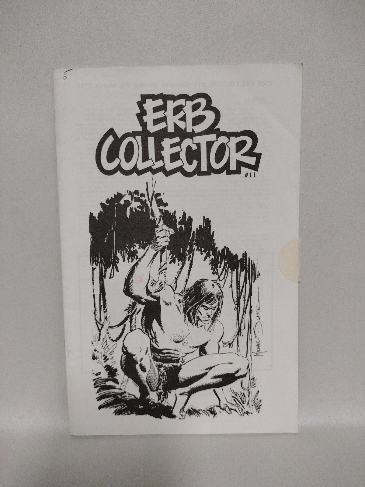 ERB Collector (1991) #4 & 5 Tarzan Newsletter Fanzine Lot Set