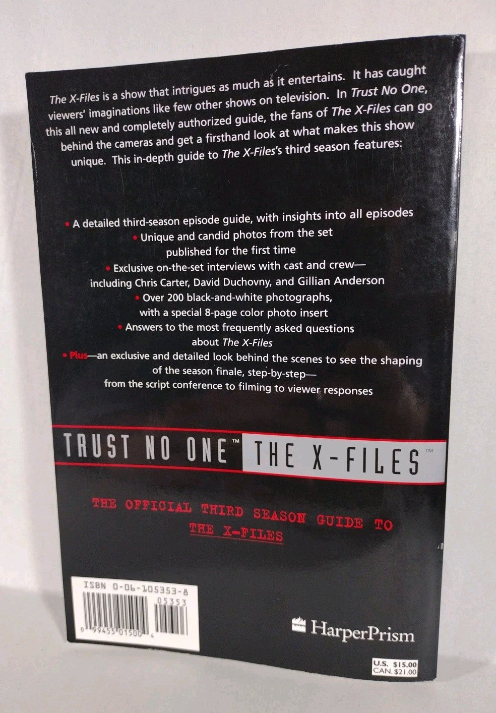X-Files Official Guide To (1995) Vol 1 2 3 Brian Lowry Andy Meisler Harper Prism