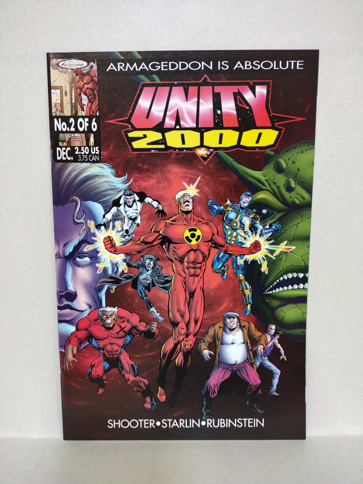 Unity 2000 (1999) Acclaim Valiant Comic Lot Set #1 A 2 3 Preview Book Low Print