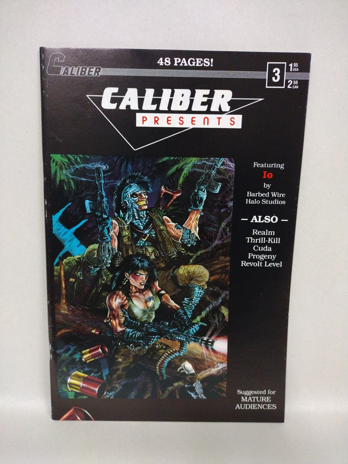 Caliber Presents (1989) Comic lot set #3 4 Tim Vigil Cuda IO Baker Street Punks