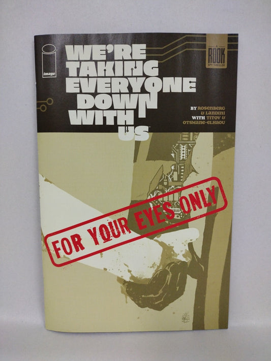 We're Taking Everyone Down With Us #1 2025 Image Comics Preview Copy 1 Per Store