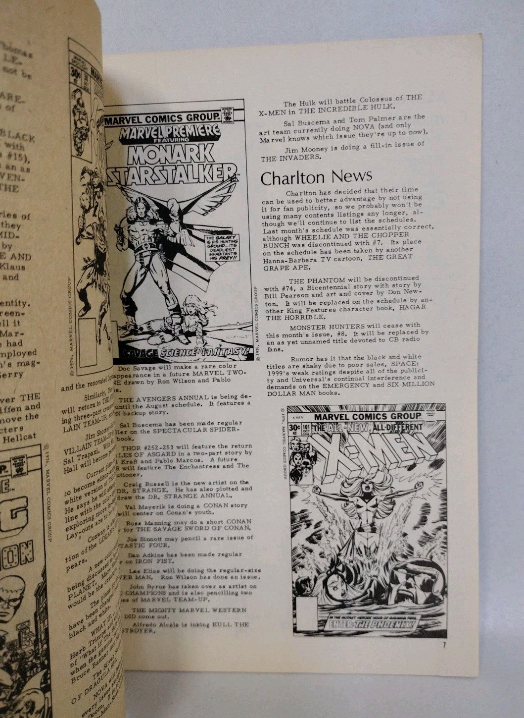 COMIC READER #132 (1976) Fanzine Ghost Rider by Frank Robbins P Craig Russell VG