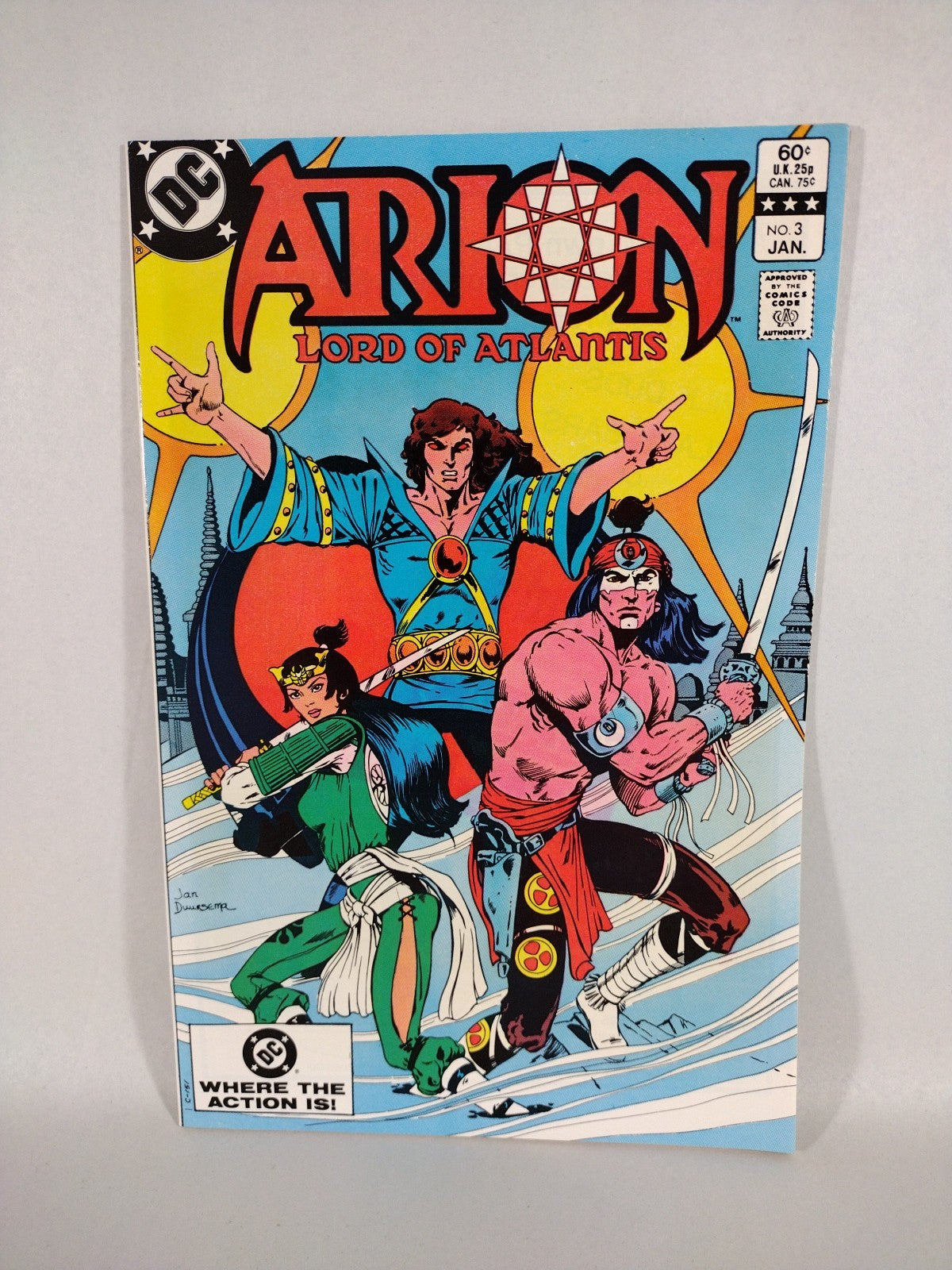 Arion Lord Of Atlantis (1982) DC Comic Lot Set #1-7 Kupperberg Duursema VF-NM