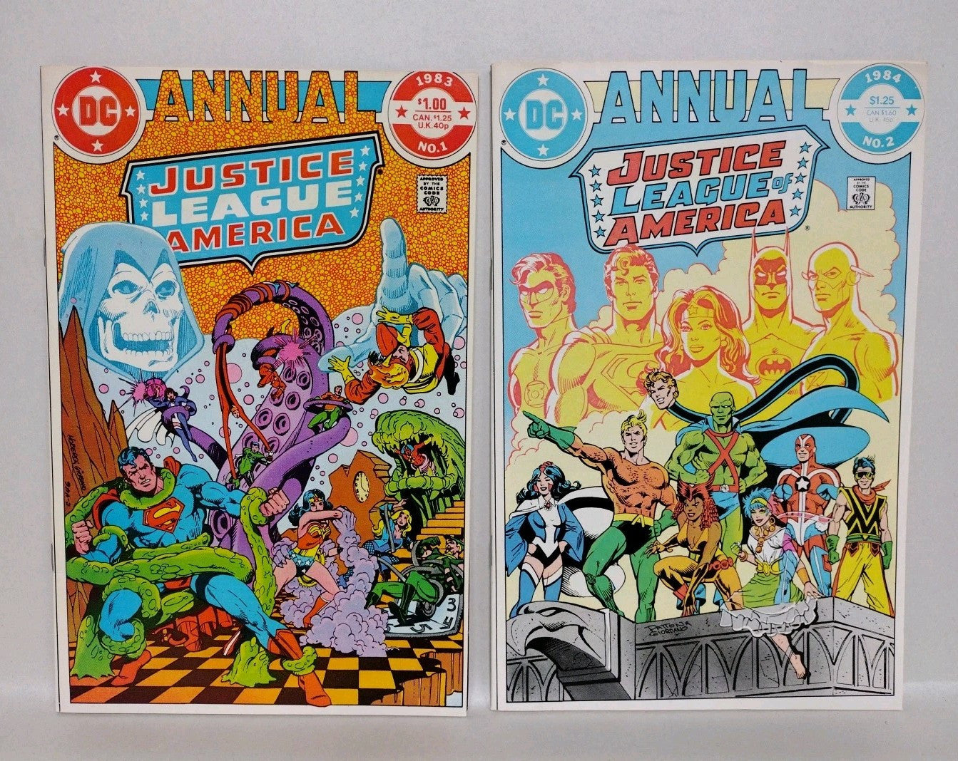 Justice League America Annual (1983) DC Comic Set #1 2 VF-NM