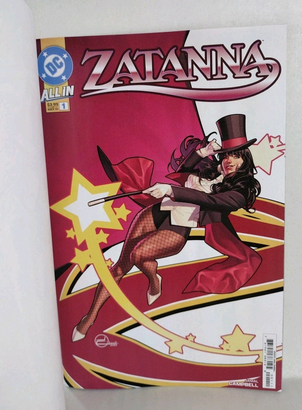 Zantanna #1 (2025) DC Comic Sketch Cover Variant With Original Dave Castr Art