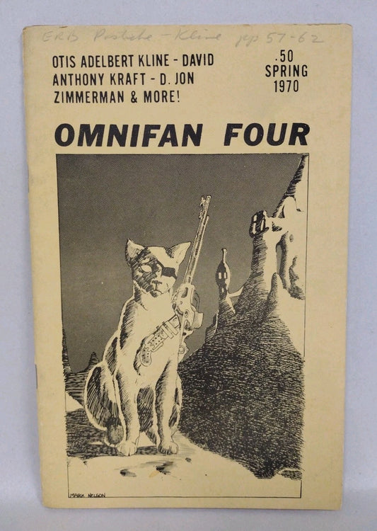 Omnifan #4 (1970) Comic Book Fanzine Otis Adelbert Kline David A Kraft Stories 