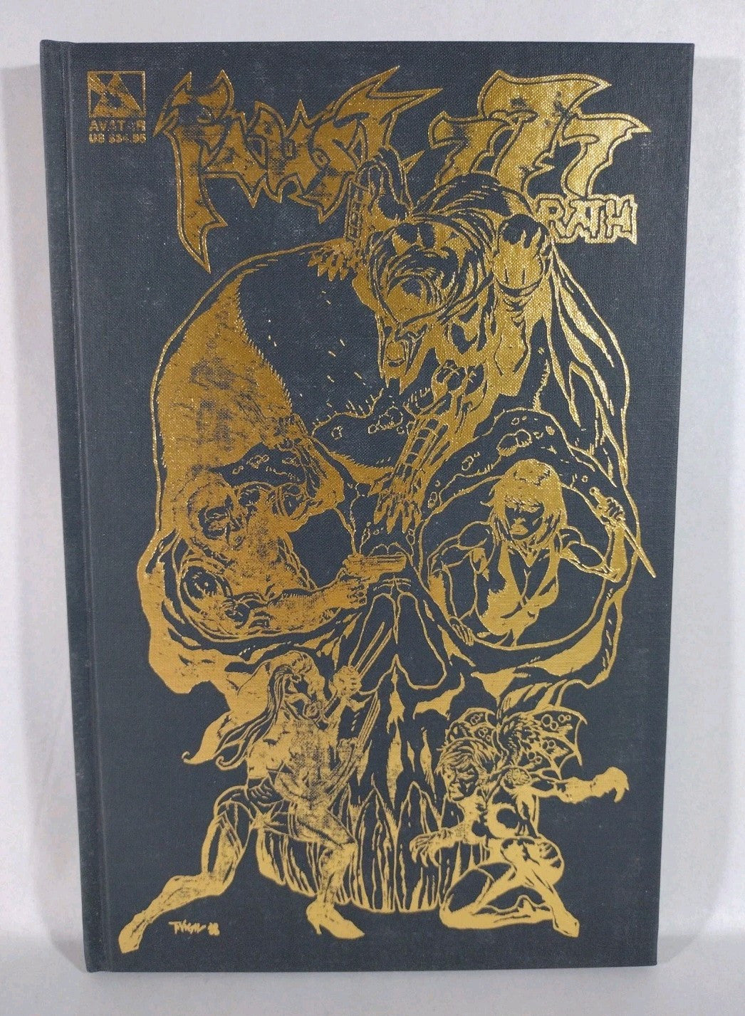 Faust 777 Wrath (2008) Gold Foil Hardcover Rare Tim Vigil Avatar HC 