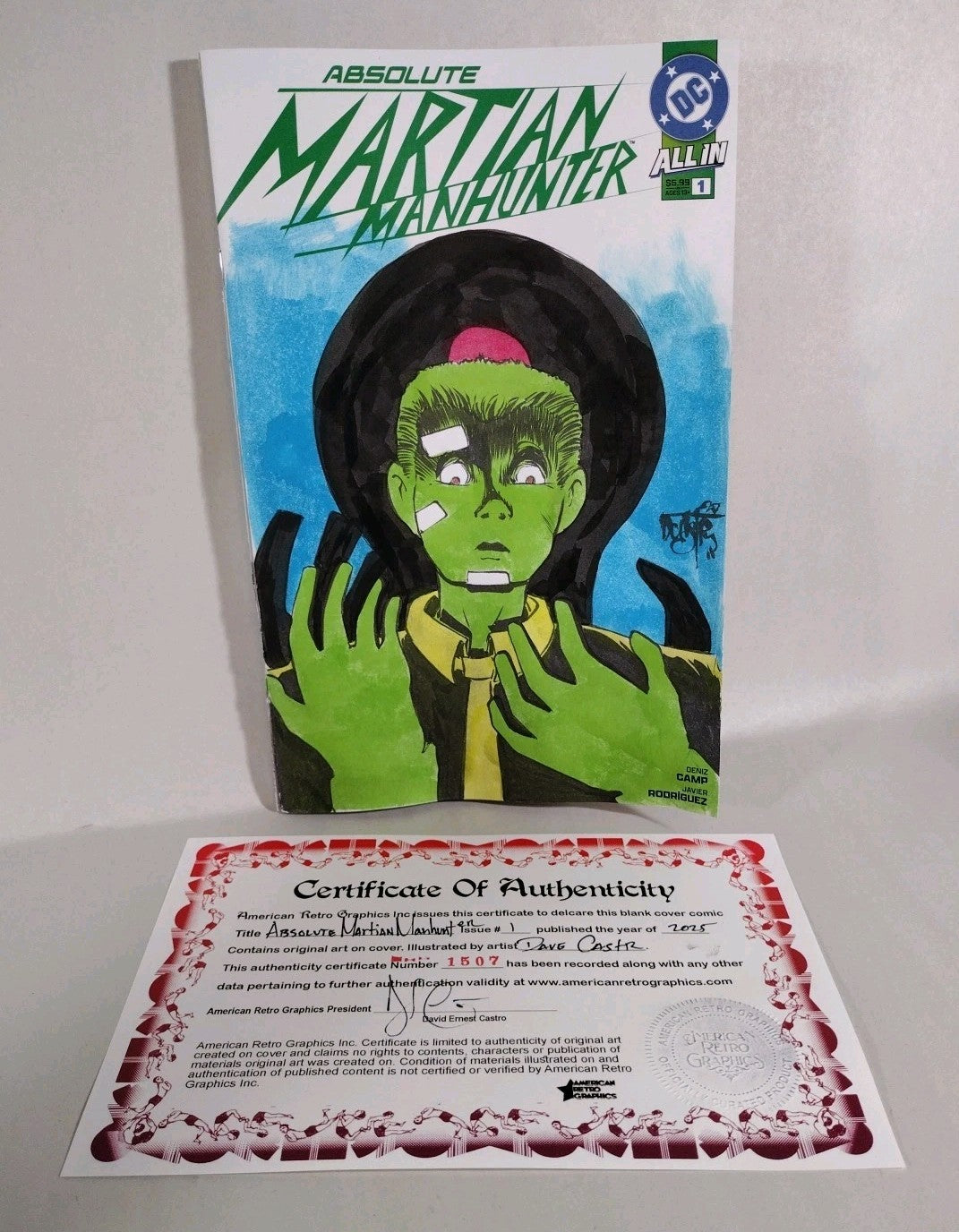 Absolute Martian Manhunter #1 (2025) DC Sketch Variant Cvr W Original DCastr Art